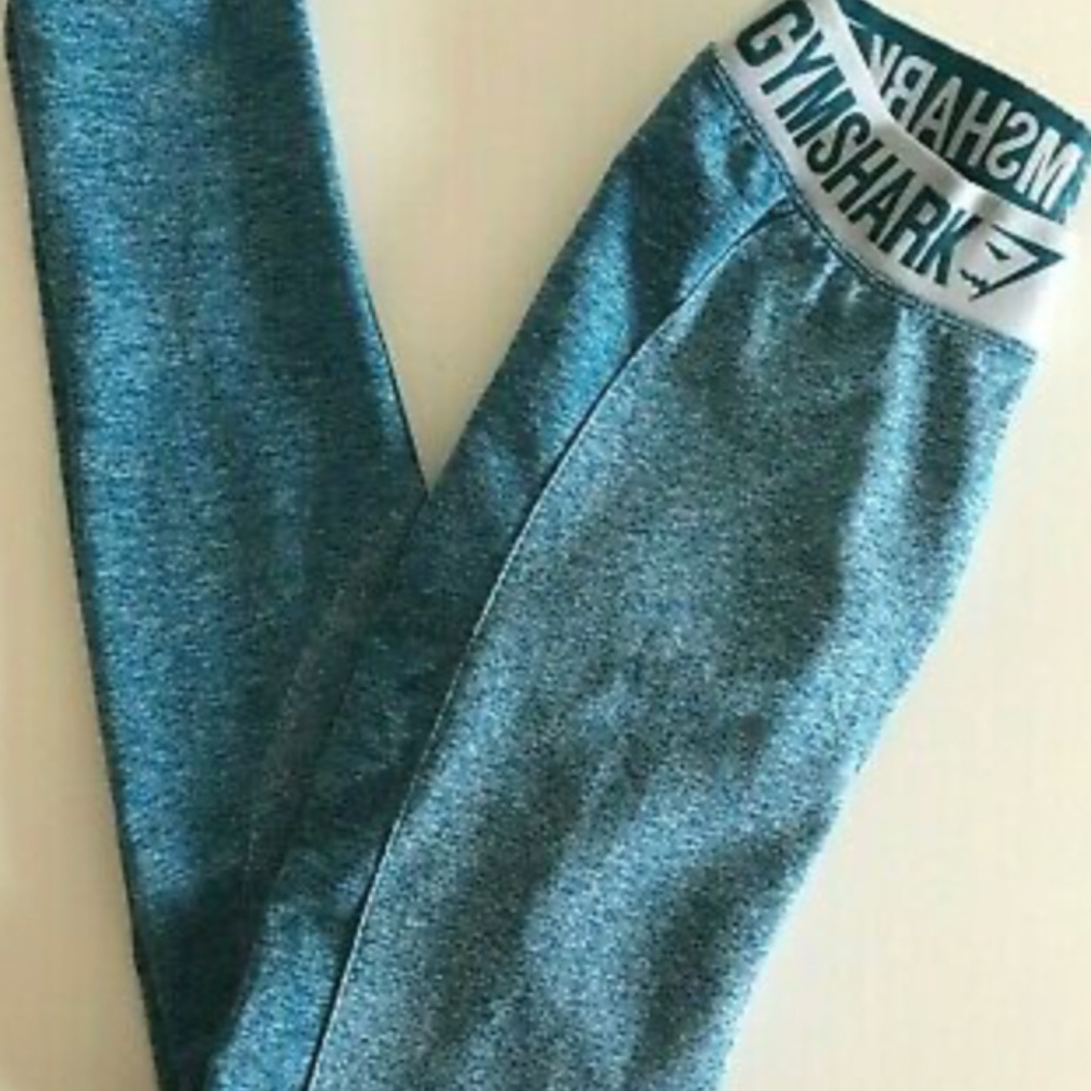 TEAL GYMSHARK FLEX LEGGINGS